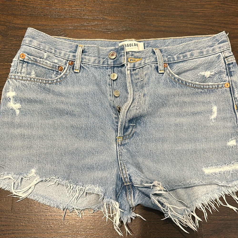 Agolde Parker Denim Shorts 27